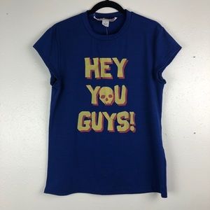 The Goonies Vintage blue Hey You Guys Graphic M
